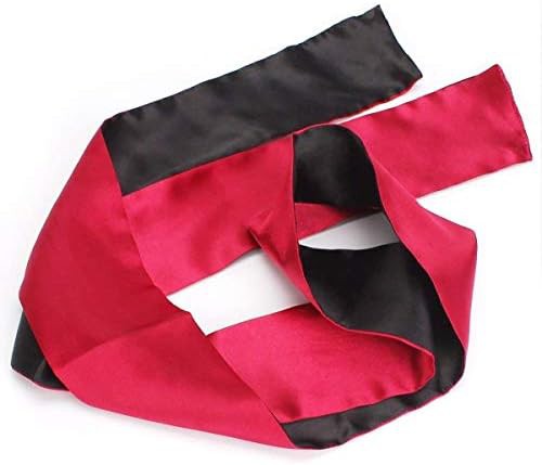 Soft satin long tie blindfold mask — photo 4