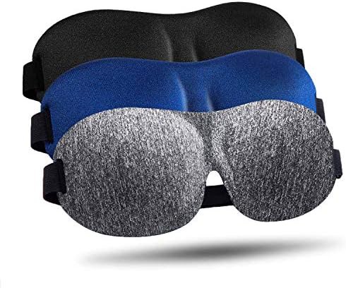 Blackout side sleeper mask triple set