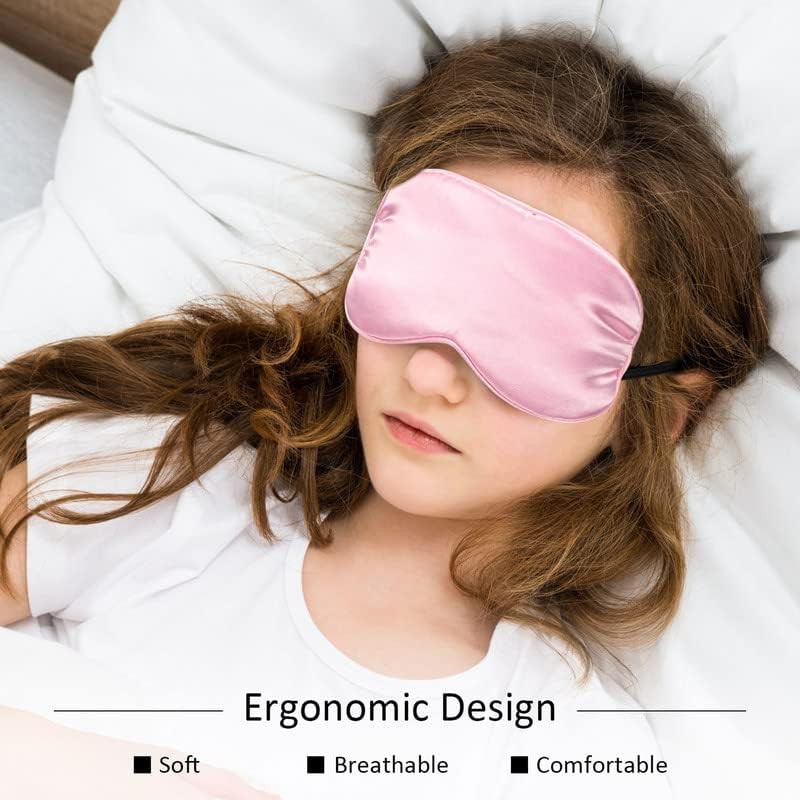 Four pack silk sleep eye masks — photo 4