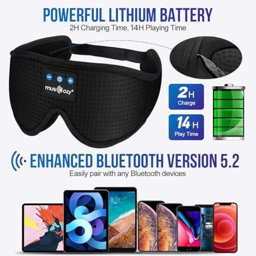 Breathable 3D bluetooth sleep headphones — photo 4