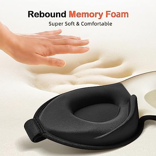 Zero pressure 3D side sleeper mask — photo 5