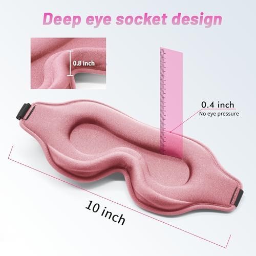 Pink 3D contoured mask for lash extensions — photo 4
