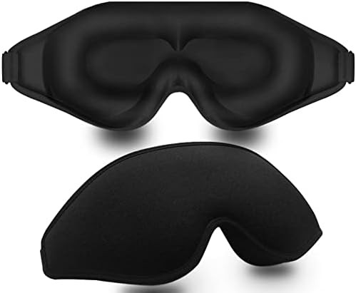 Memory foam blackout mask for side sleepers