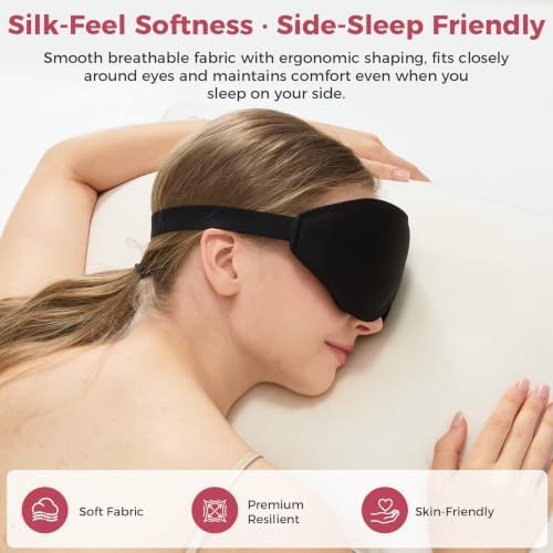 Memory foam blackout mask for side sleepers — photo 3