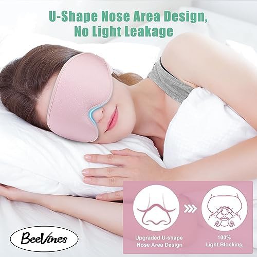 Contoured blackout sleep mask two pack — photo 3