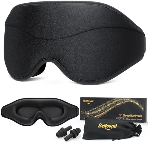 Adjustable blackout memory foam mask