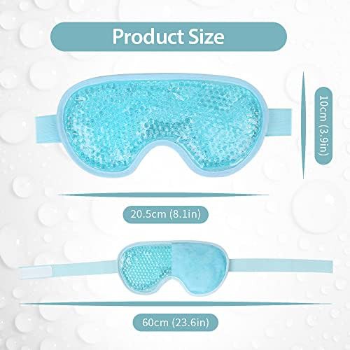 Blue cooling gel eye mask pair — photo 5
