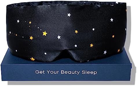 Starlight pattern mulberry silk sleep mask