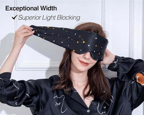 Starlight pattern mulberry silk sleep mask — photo 3