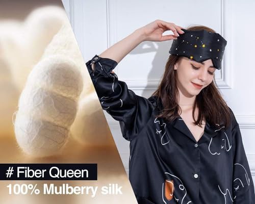 Starlight pattern mulberry silk sleep mask — photo 5