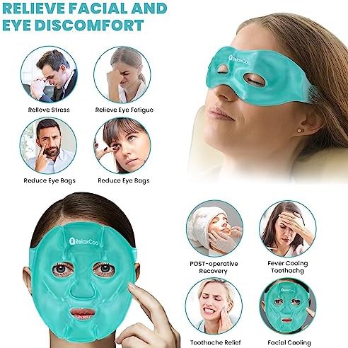 Gel ice face and eye mask — photo 3