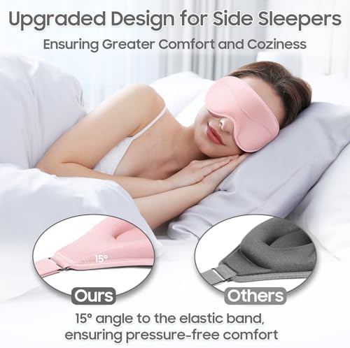 Pink soft 3D blackout eye cover — photo 4