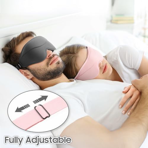 Pink soft 3D blackout eye cover — photo 5