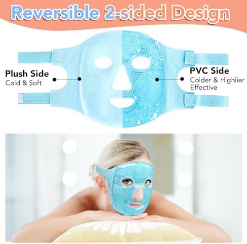 Cooling ice face and eye gel mask — photo 4