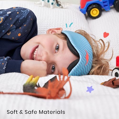 Arctic blue kids mask with adjustable cups — photo 5