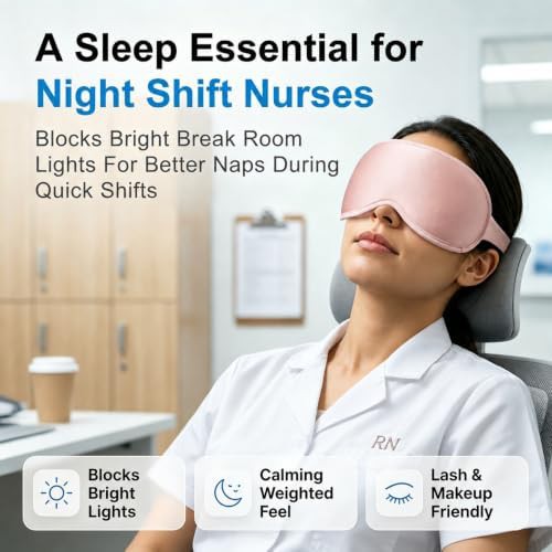 Blackout weighted eye mask for airplanes — photo 5