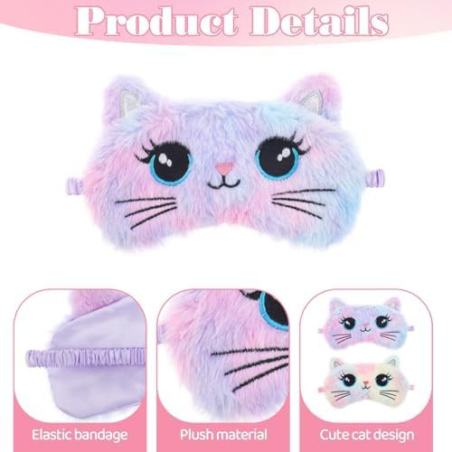 Kids plush cat sleep masks — photo 3