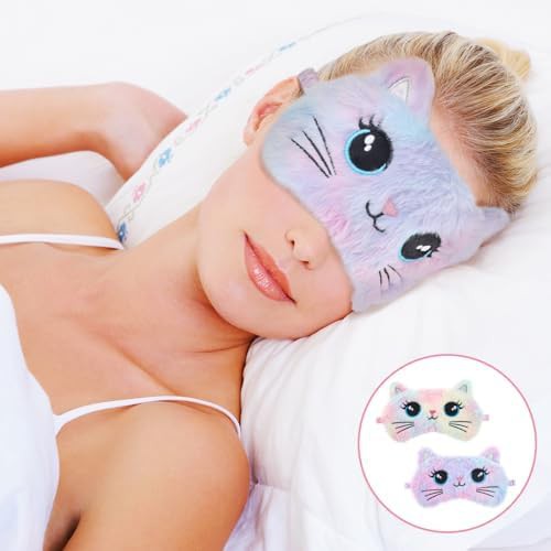 Kids plush cat sleep masks — photo 4