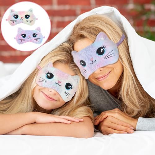 Kids plush cat sleep masks — photo 5