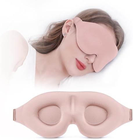Side sleeper blindfold blackout mask