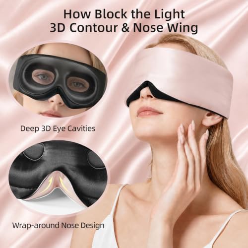 Contoured silk total blackout mask — photo 4