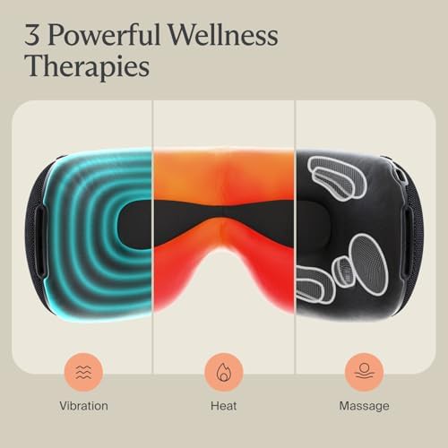 Heated smart goggles with temple massage — photo 4