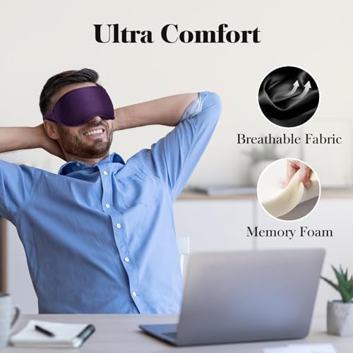 Purple 3D memory foam mask — photo 4