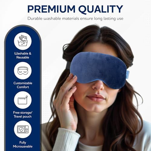 Microwavable hydro beads eye therapy mask — photo 5