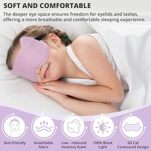 Kids silk 3d contoured sleep mask — photo 5