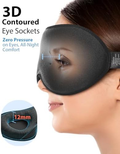 Weighted blackout mask for migraine relief — photo 5