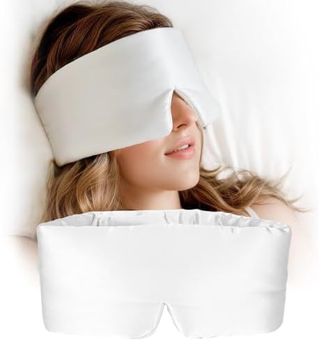 Mulberry silk blackout mask for side sleepers