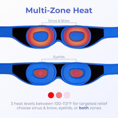 Rechargeable heated warm compress eye mask — photo 4