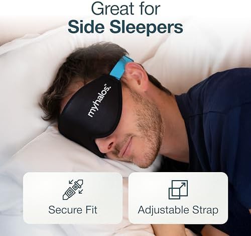 Contoured 3D blackout travel mask — photo 4