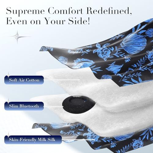 Extra large black silk sleep mask — photo 4