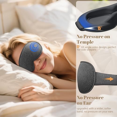 Gray 3D travel mask for men — photo 5