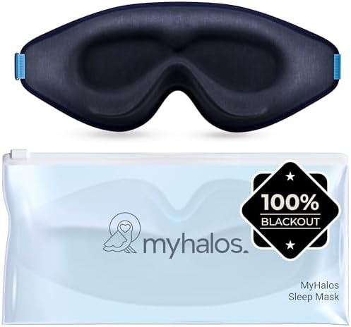 Breathable 3D eye shade in black