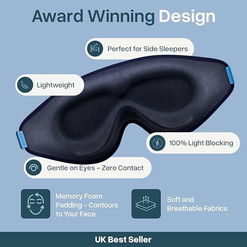 Breathable 3D eye shade in black — photo 3