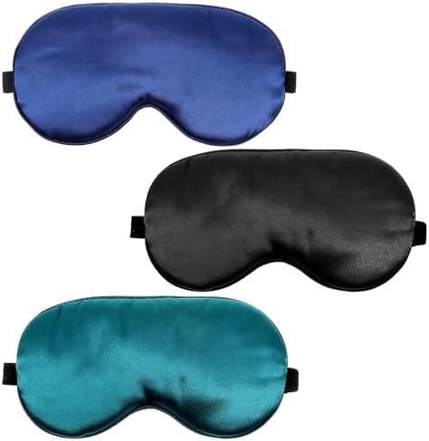 Silk blackout eye masks three pack