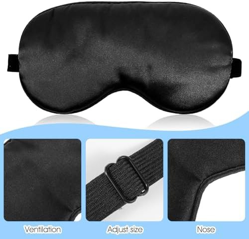 Silk blackout eye masks three pack — photo 3