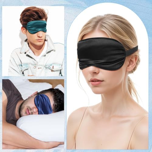Silk blackout eye masks three pack — photo 5
