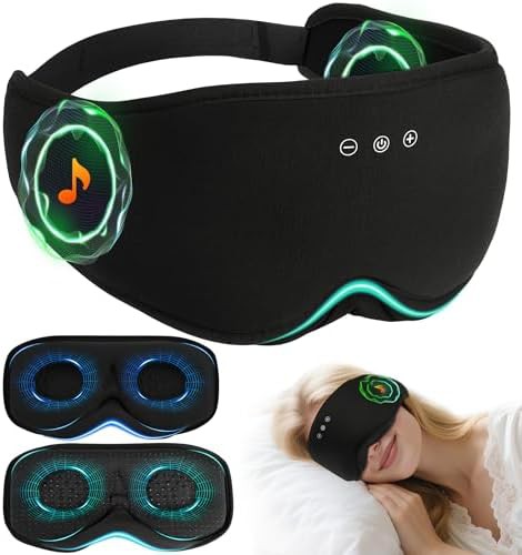 Soft 3D bamboo bluetooth sleep mask