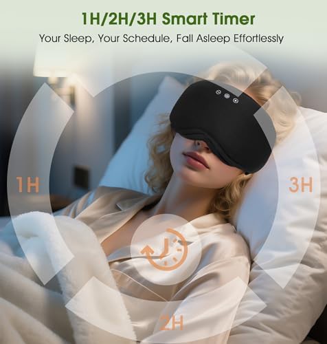 Soft 3D bamboo bluetooth sleep mask — photo 5
