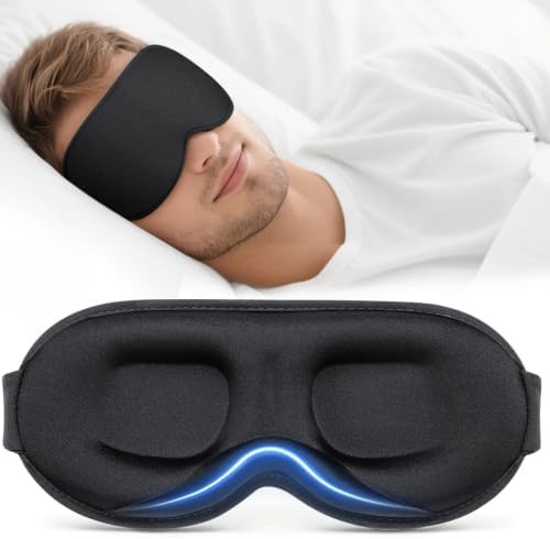 Black 3D mask for side sleepers