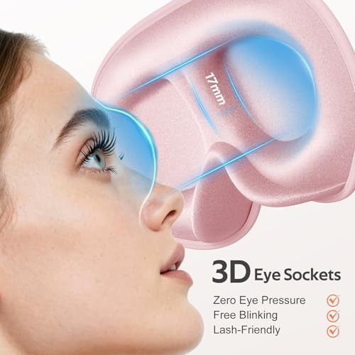 Pink side sleeper mask for lashes — photo 3