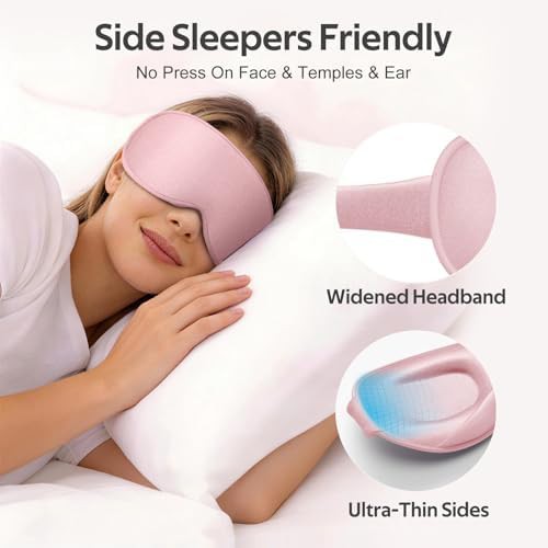Pink side sleeper mask for lashes — photo 4