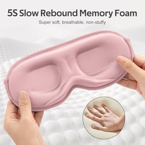 Pink side sleeper mask for lashes — photo 5