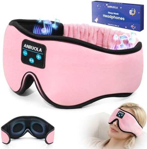 Bluetooth headphones 3D blackout sleep mask