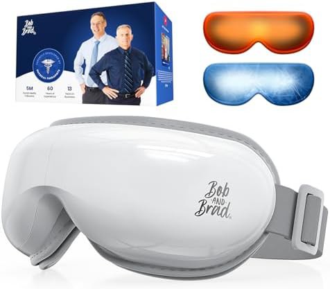 Heated and cooling migraine relief massager