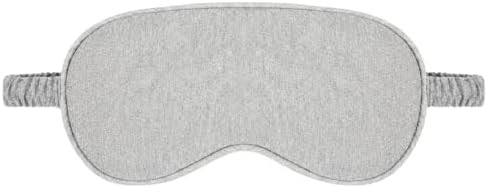 Grey soft cotton adjustable sleep mask