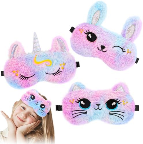 Soft plush animal eye masks for kids